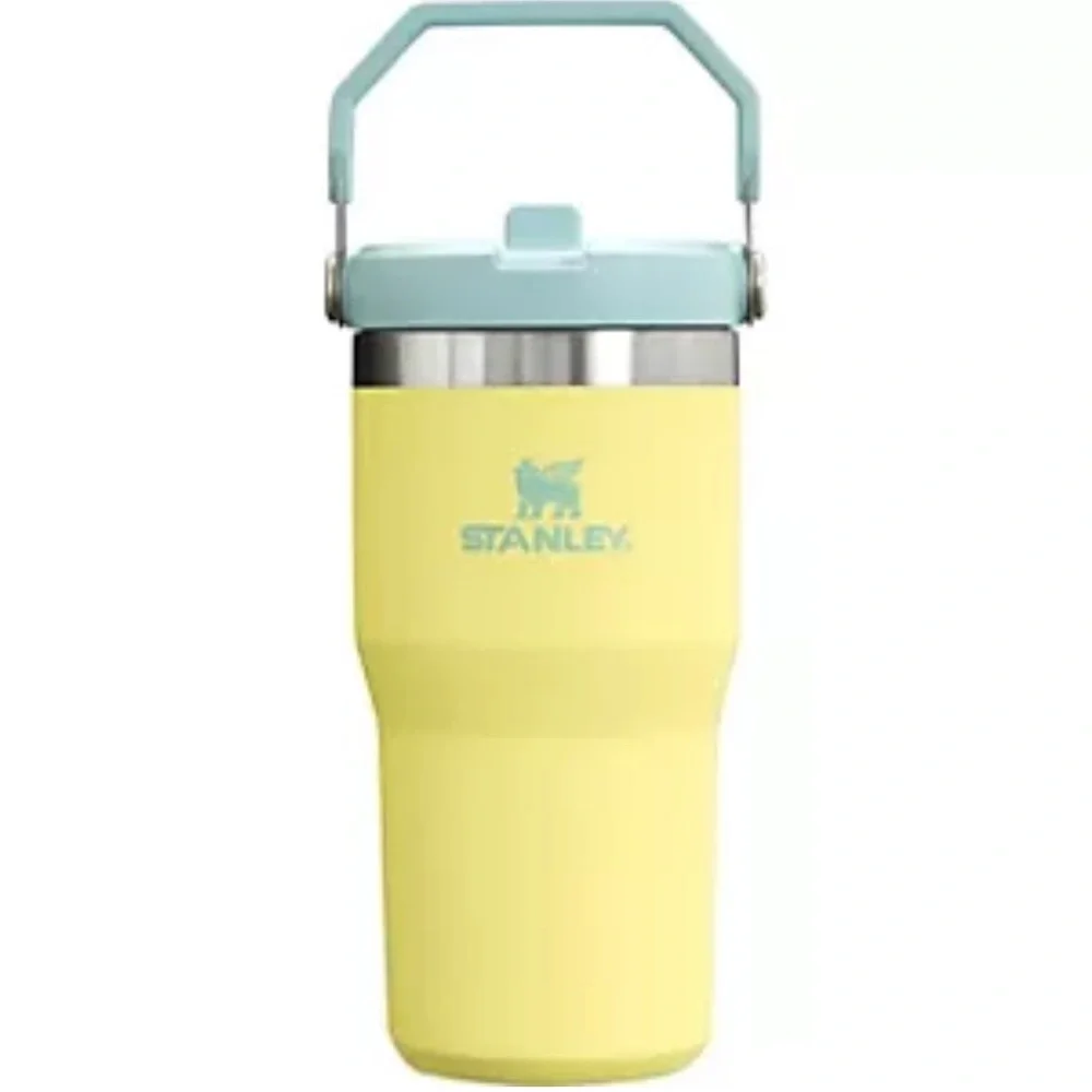 Stanley Yellow and Green IceFlow Flip Straw Tumbler